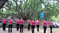 艾尼丽清姐妹广场舞《浪慢七月七步子舞》正反面、也可以对跳！