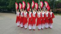 学跳刘荣老师广场舞《秧歌扭起来》晋州市广场金凤凰舞蹈队