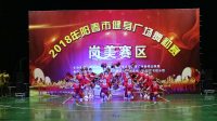 2018年阳春市健身广场舞初赛岗美赛区——那排队《一起走天涯》
