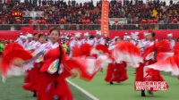 子洲县2018过大年春蕾秧歌队广场表演录像