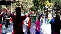 乌鲁木齐儿童公园新疆民族广场舞视频  录制：网络连你我