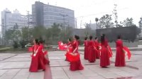 安徽铜陵市翠湖广场柏庄.春来花开-扇子舞 和谐中国