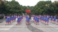 涟源市在省广场舞比赛中的获奖节目：《五星红旗》