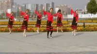 雪琴广场舞多情的蒙古人集体正;背;;面