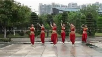 印度舞去吧爱情 (背面分解)  新东方广场舞