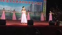 平原恩城镇东刘王庄广场舞文艺晚会新农村面貌