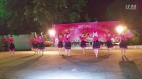 中山市港口镇下南村舞蹈队表演广场舞《歌在飞》列队形晚会演出