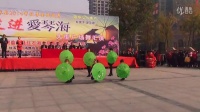临沭县郑山街道金都小区参加红石湖广场舞协会比赛