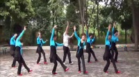 景泰县公园女子长青健身队-广场舞五十六个民族五十六朵花