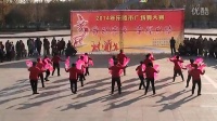 2014乐陵市广场舞大赛复赛花园乡大顾家扇子舞『开门红』