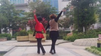 桂花天缘广场舞出门在外向老婆有交代双人舞