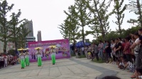 扬州香格里拉广场舞《江南梦》 花伞舞5人变队形