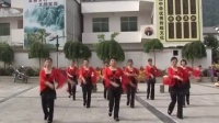 陕西省平利县大贵镇社区村民大跳广场舞健身