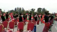 芝徽广场舞参加市文化节启动仪式160人（六秧）方队世纪阳光代表包河区的其中40人的方正