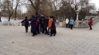 西安兴庆宫公园刘喜玲舞蹈队慢三步雪绒花