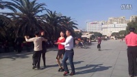 双人舞 广场交谊舞 探戈舞《探戈舞曲》义乌市民广场