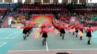 龙家源姐妹广场舞《开门红》三八妇女节比赛。