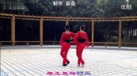 俞函双人十四步广场舞《十送红军》（背面分解动作》