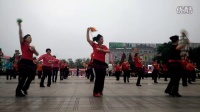 黄海广场舞操队健身球演练………大连我的爱
