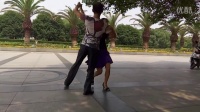 交谊舞 双人舞慢三《 知心爱人》 义乌市民广场