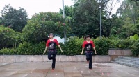 艾尚香香姐妹广场舞2016最新原创《群主么么哒》正面演示（香香、艳子）
