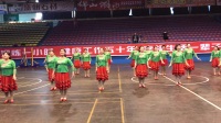 介休火车站广场群星健身舞蹈团，庆“三八”表演广场舞《中国美》现场