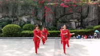 艾尚香香姐妹广场舞八人变队形《跳到北京》
