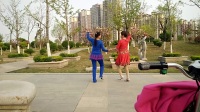 嘉祥县山水家园广场舞双人舞十八步