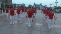 滁州人民广场钱杆舞排练实况