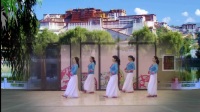 万科红舞蹈队学跳立华广场舞《天上西藏》