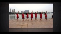 安徽芜湖飞翔广场舞《红姑娘儿》正背表演