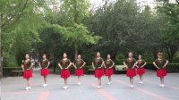 北京朝丽晚霞广场舞表演《雪山姑娘》