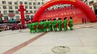 2017县工会广场舞展示红绸舞（山丹丹开花红艳艳）
