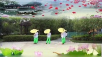 扬州 香格里拉广场舞—《江南梦》5人队形花伞舞_标清