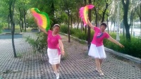 118视频学舞蹈《扇舞 南屏晚钟》-苏飘逸广场舞