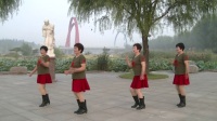 莒南县开发区开心姐妹舞队，【相伴一生】广场舞。