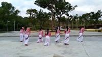 三亚莲儿舞蹈队，问月，古典圆扇舞，编舞，雨丝