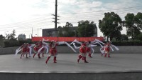 丹阳市体育舞蹈协会广场舞表演节目，中国火起来，城区舞蹈队