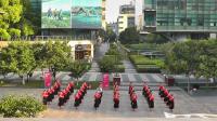 上海红舞鞋广场舞《西海情歌》40人版   编舞：饶子龙老师