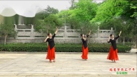 湖南澧县路路广场舞团梅梅胡胡猫猫熊三人版-站着等你三千年（安安摄制）