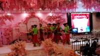 肥西永春舞蹈队在和也大市场专卖店二周年庆典上表演广场舞（好日子）