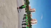 2020年8月19日满洲里市民广场舞参加市体育局和老年体协在体育公园举的广场舞，秧歌，健身操展演视频。制作:葛占有