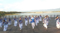 青华永子韵广场舞蹈队《花开的时候你就来看我》，编舞、视频编辑：风王。