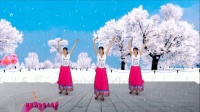 应城丹丹广场舞《我爱你塞北的雪》