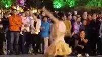 雨中漫步，王敏老师，如意，泰国老师双女吉舞表演，广场18.10.6