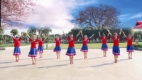 燕子广场舞《我的九寨》原创集体排舞教程