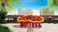 广场舞扇子舞《中国美》12人变队形农家妇女们跳的真喜庆