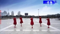 阿中中梅梅翠翠广场舞《春风颂》很好看的一首舞曲，附背面演示