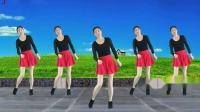 经典步子广场舞《又见山里红》熟悉的旋律好看的舞蹈，送给初学者