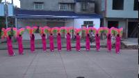 团洲社区居民广场舞扇子舞